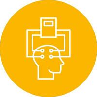 Electroencephalogram Vector Icon