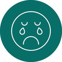 Crying Vector Icon