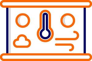 meteorología vector icono