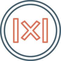 Absolute Value Vector Icon