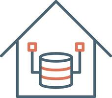 Data Warehouse Vector Icon