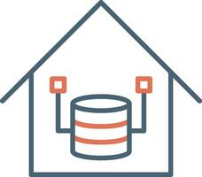 Data Warehouse Vector Icon