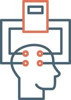 Electroencephalogram Vector Icon