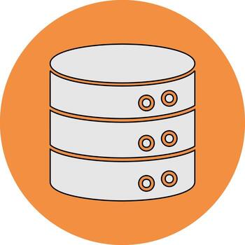 icono de vector de base de datos