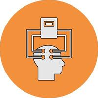 Electroencephalogram Vector Icon