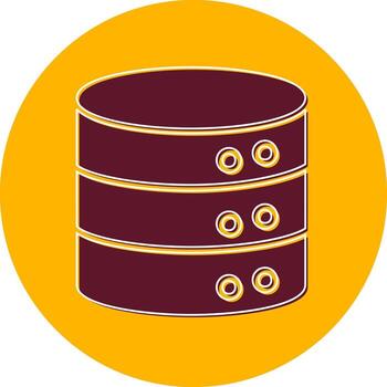 icono de vector de base de datos