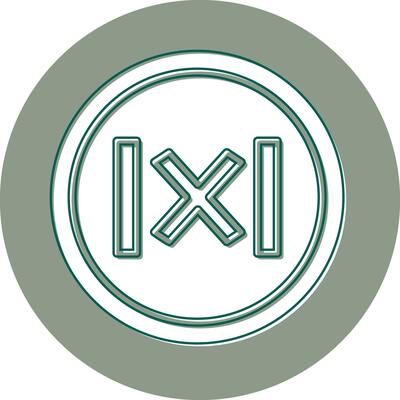 Absolute Value Vector Icon