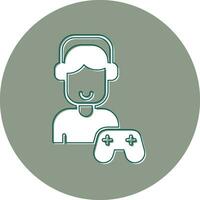 Gamer Vector Icon