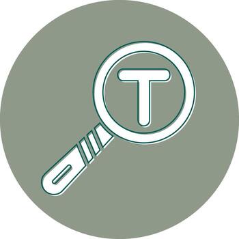 Text Analytics Vector Icon