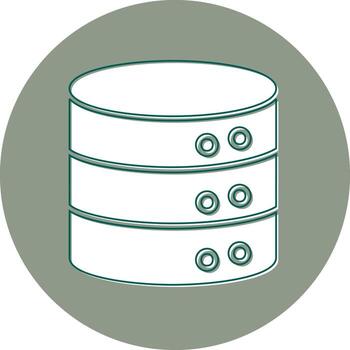 icono de vector de base de datos