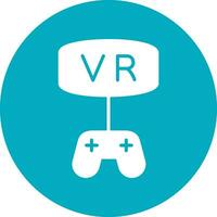 vr juego vector icono