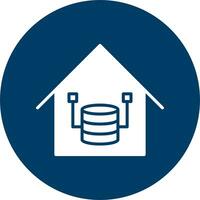 Data Warehouse Vector Icon