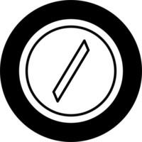 Slash Vector Icon