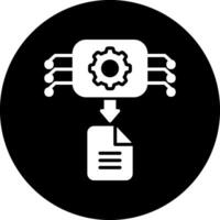 Machine Generated Data Vector Icon