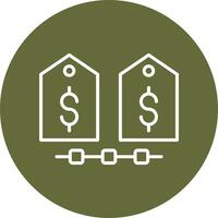 Residual Value Vector Icon