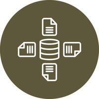 Aggregation Vector Icon