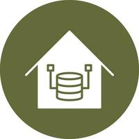 Data Warehouse Vector Icon