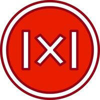 Absolute Value Vector Icon