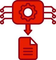 Machine Generated Data Vector Icon