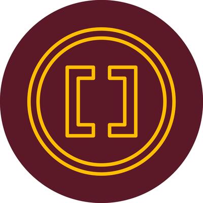 Brackets Vector Icon