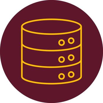 icono de vector de base de datos