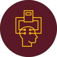 Electroencephalogram Vector Icon