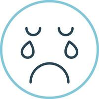 Crying Vector Icon