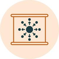 Diffusion Vector Icon