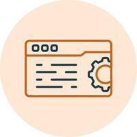 Web Settings Vector Icon