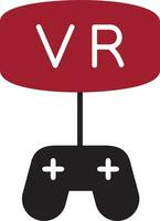 vr juego vector icono