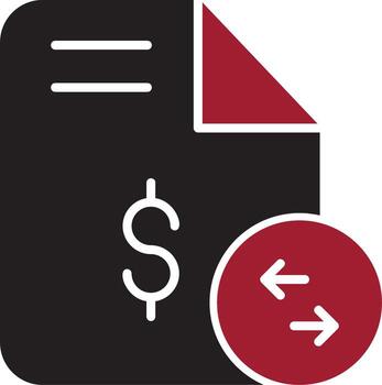 Transactional Data Vector Icon