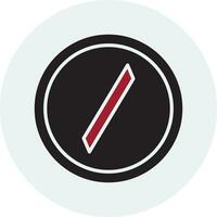 Slash Vector Icon