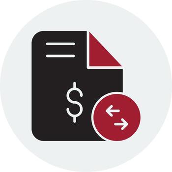 Transactional Data Vector Icon