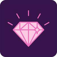 icono de vector de diamante