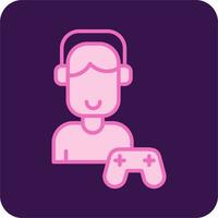 Gamer Vector Icon