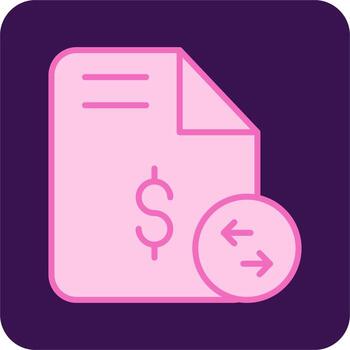 Transactional Data Vector Icon