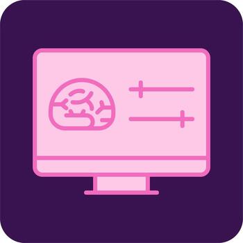icono de vector de computadora