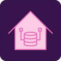 Data Warehouse Vector Icon