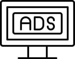 Ads Vector Icon