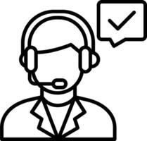 Customer Service Vector Icon