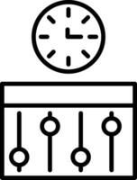 icono de vector de tiempo