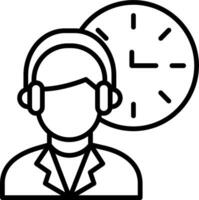 Business Hours Vector Icon