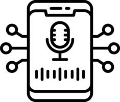 Voice Assistant Vector Icon