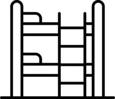 Bunk Bed Vector Icon