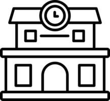 Train Station Vector Icon