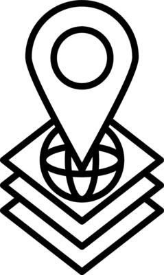 Geographical Vector Icon
