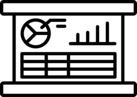 Data Presentation Vector Icon