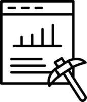 Data Mining Vector Icon