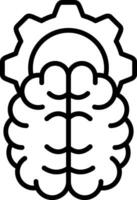 Machine Learning Vector Icon