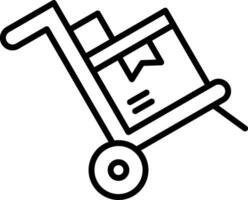 Delivery Cart Vector Icon